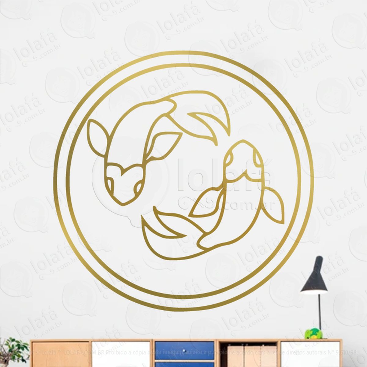 mandala signo de peixes astrologia pisces adesivos para altar ocultista mod:226