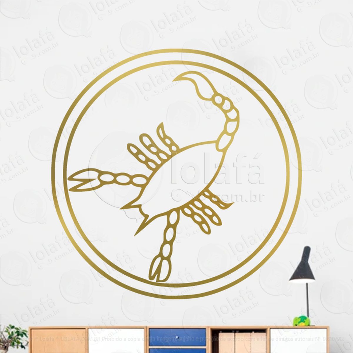 mandala signo de escorpião astrologia scorpio adesivos para altar ocultista mod:228