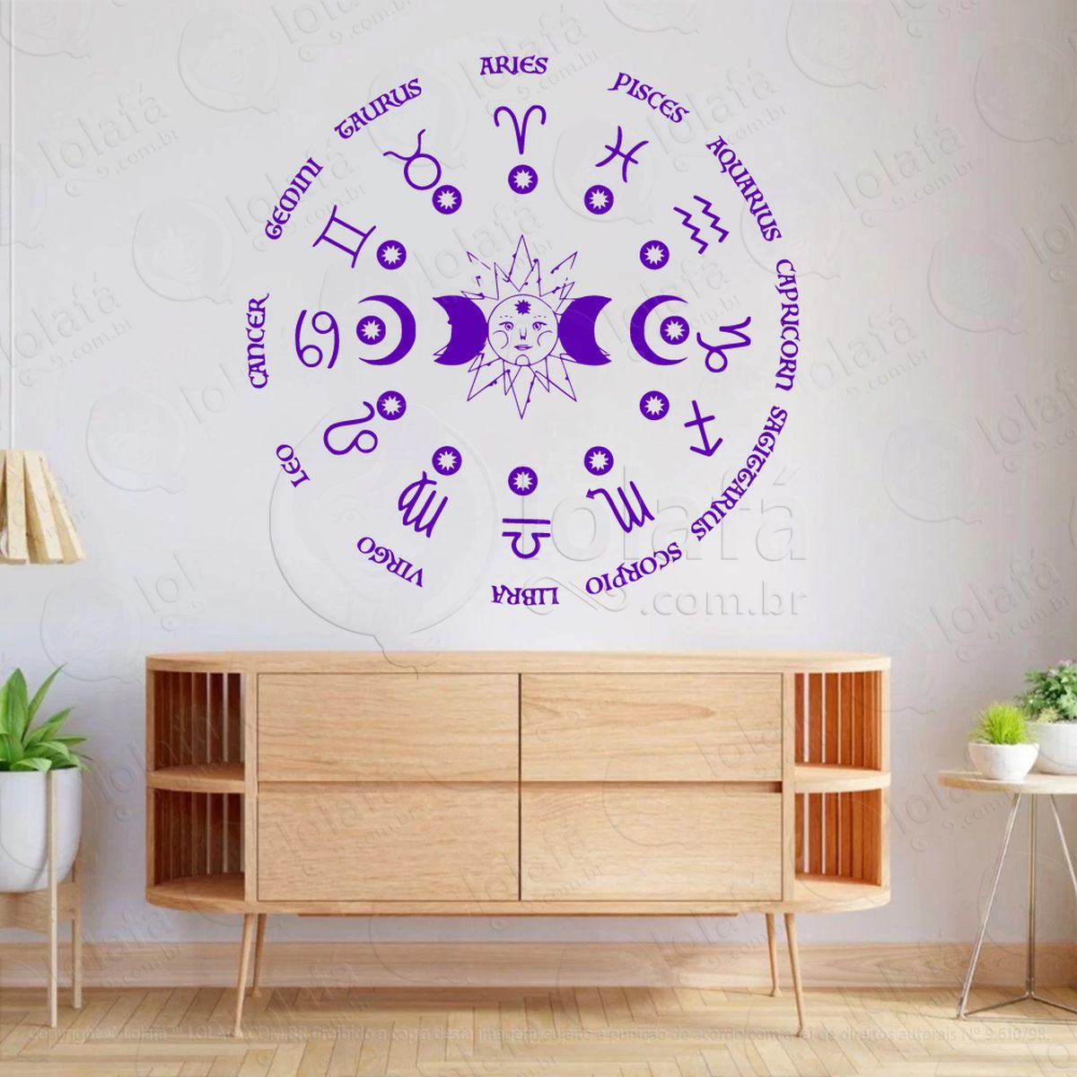roda do zodíaco zodiac wheel adesivos para altar ocultista mod:235