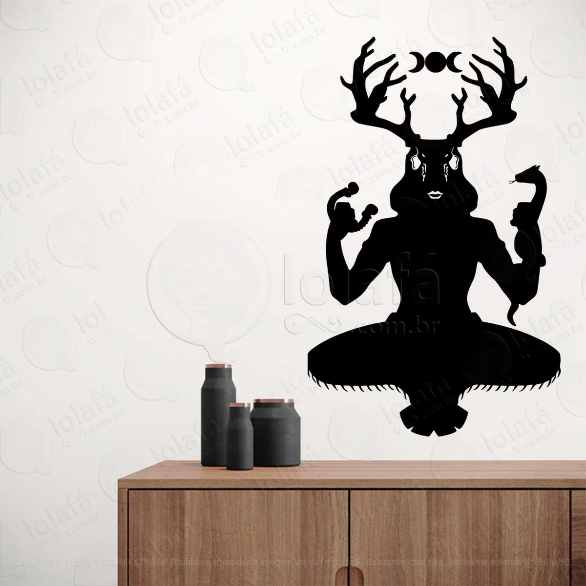 cerrunos adesivos para altar ocultista mod:247