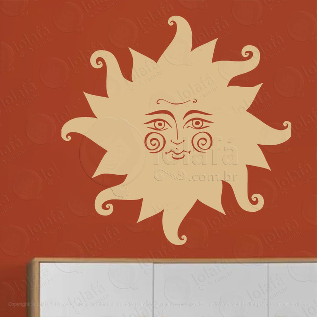 face do sol face sun adesivos para altar ocultista mod:252