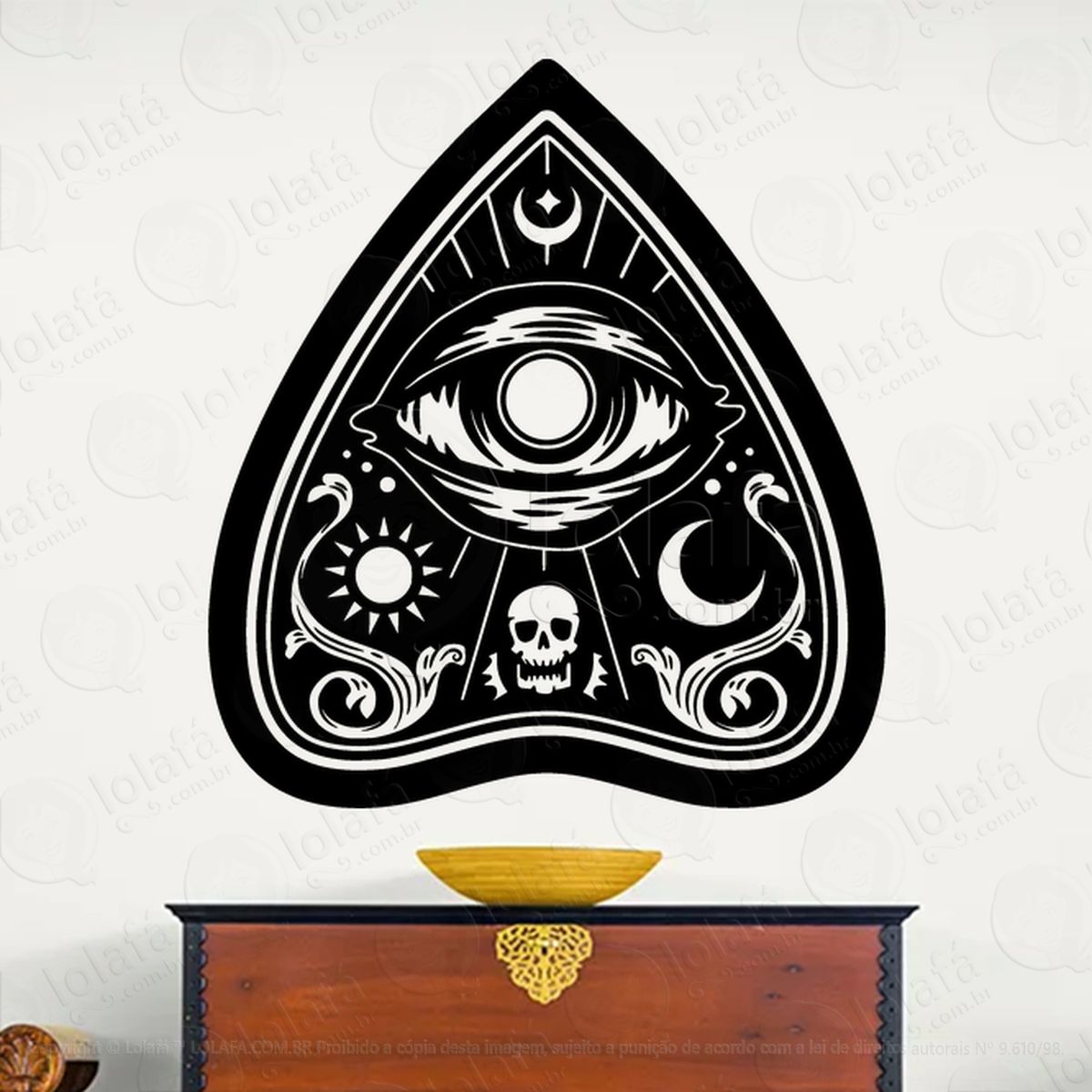 ouija adesivos para altar ocultista mod:267