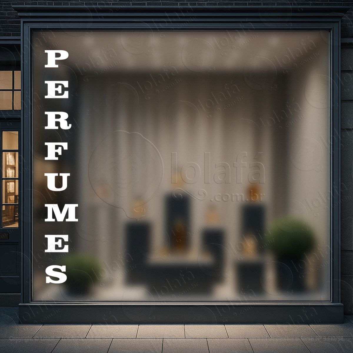 perfumes loja shopping adesivos para vitrine mod:4