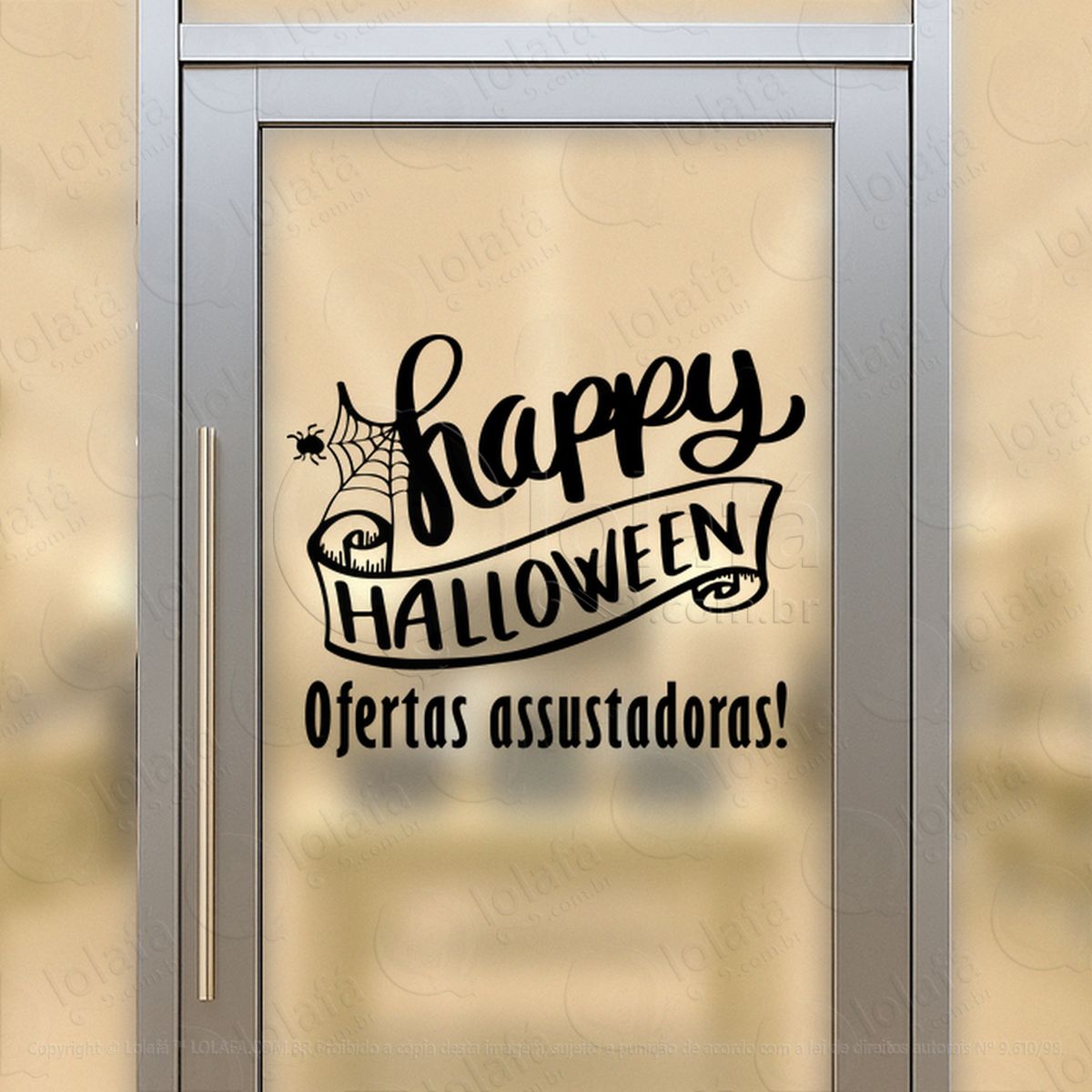 ofertas assustadoras adesivos para vitrine halloween mod:192