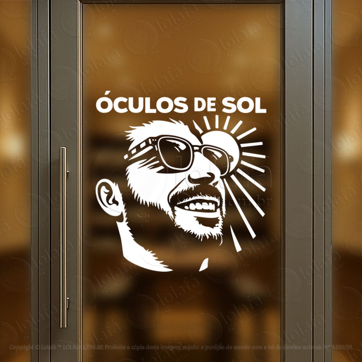 vitrine que impulsiona adesivos para vitrine Ótica mod:432