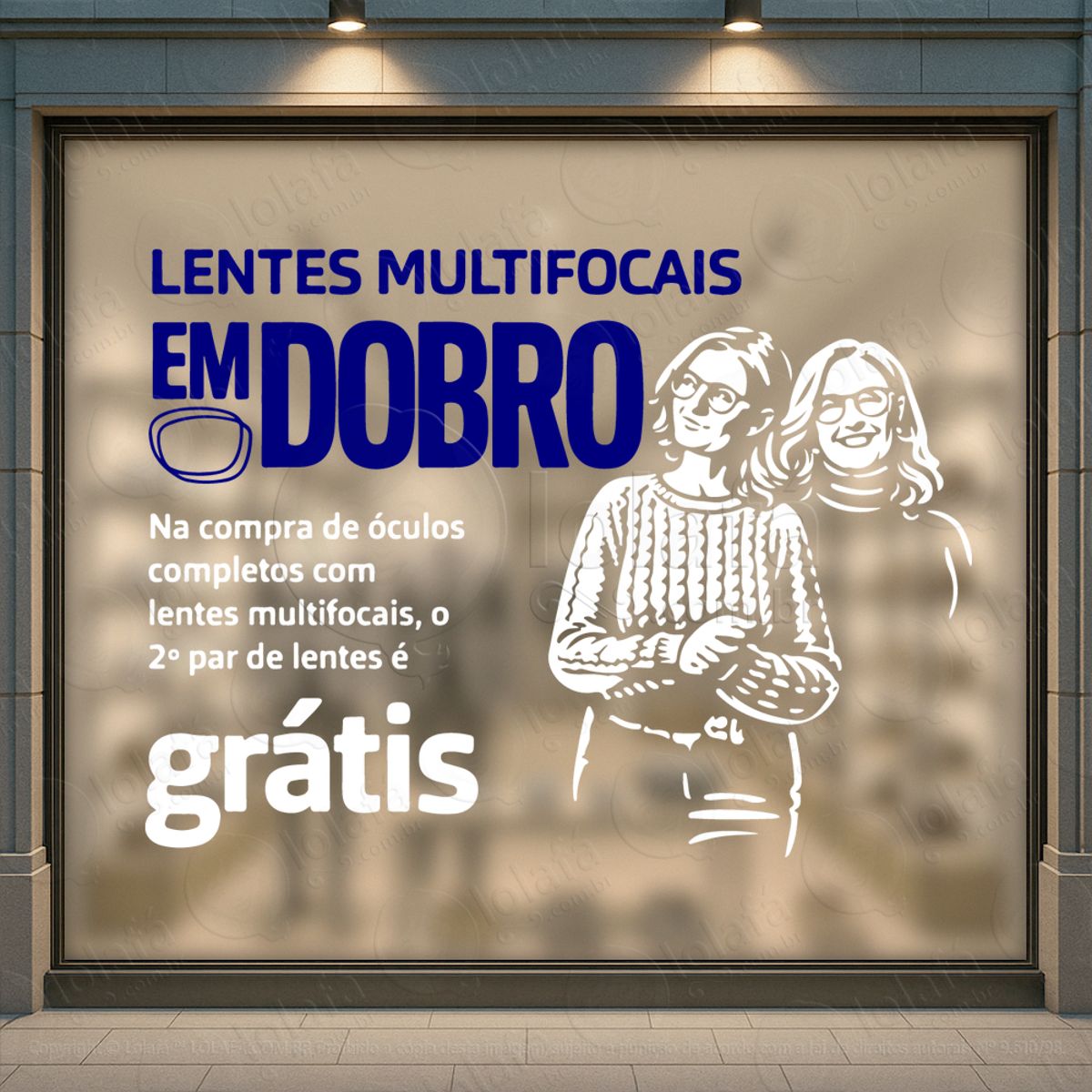 Estética Que Estimula Compra Adesivos Para Vitrine Ótica Mod:455