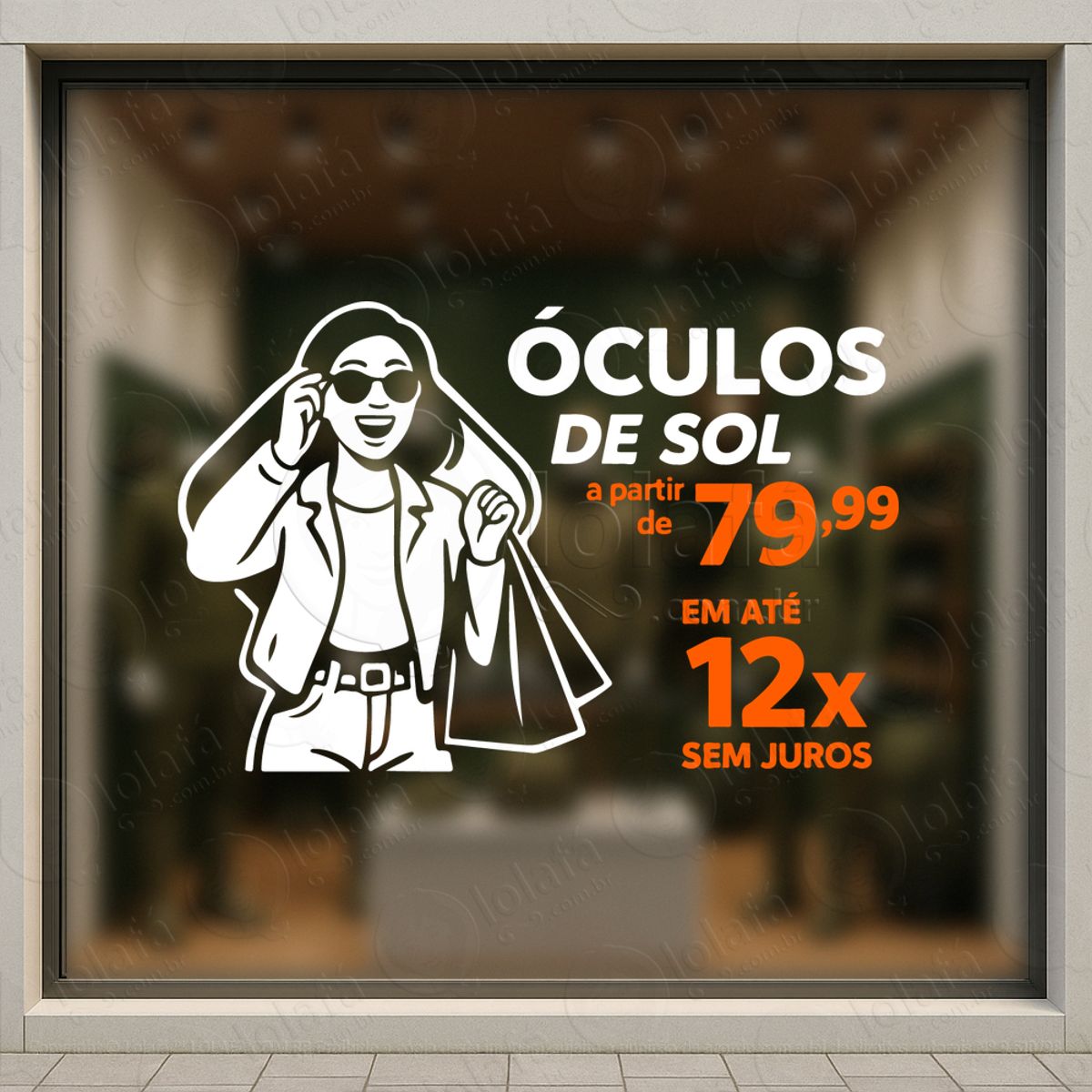 Converta Olhares Em Compras Adesivos Para Vitrine Ótica Mod:471