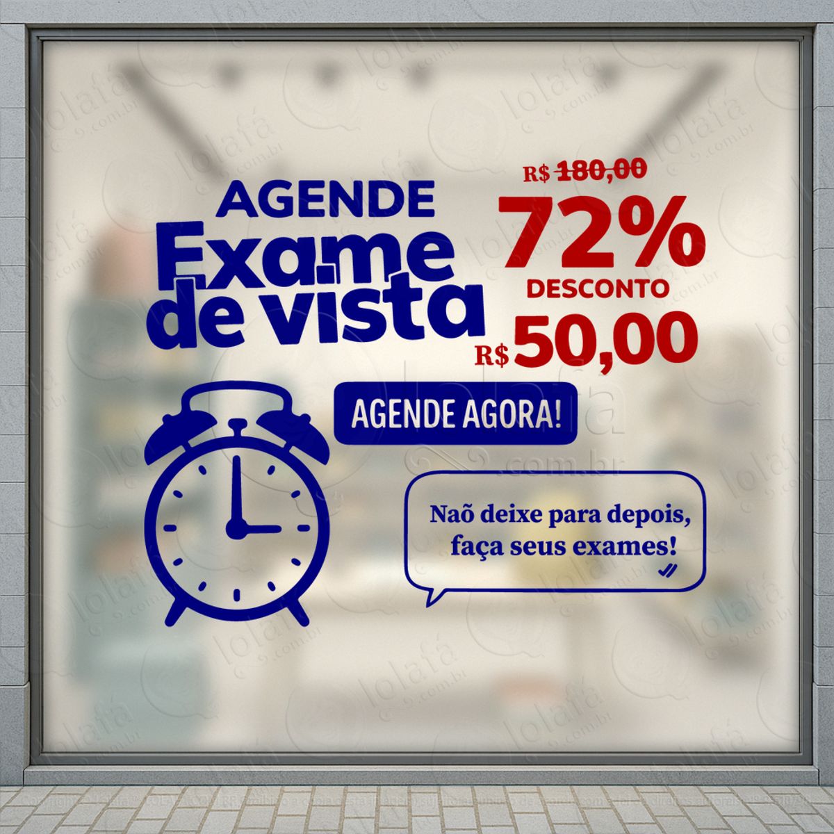 Vitrine Que Conversa Adesivos Para Vitrine Ótica Mod:506