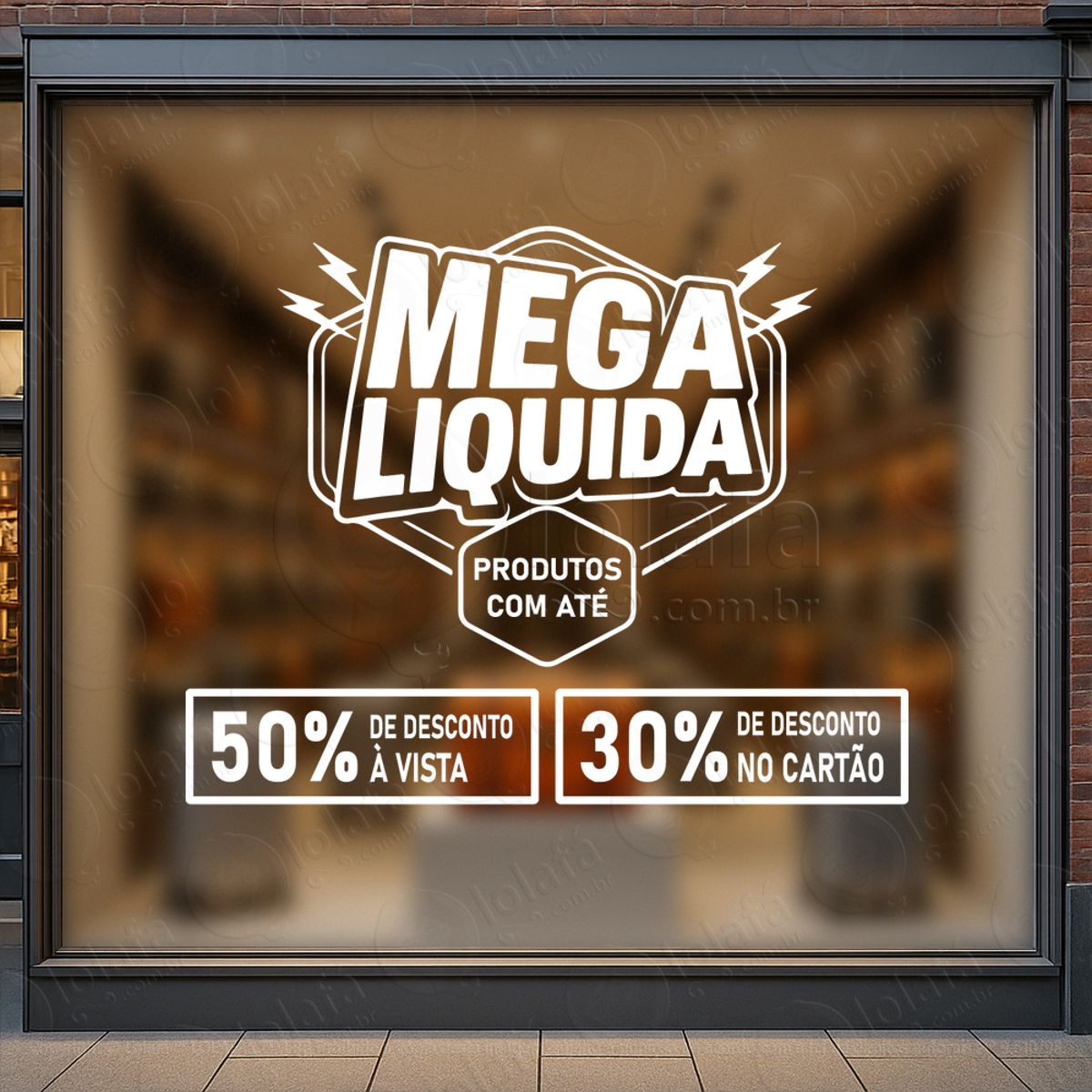 Adesivos Para Vitrine Mod:535