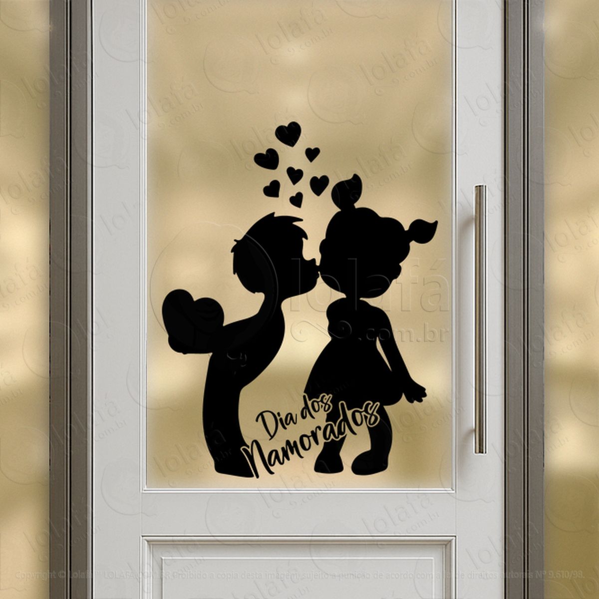 Dia Dos Namorados Decoração Loja Adesivos Para Vitrine Dia Dos Namorados Mod:637