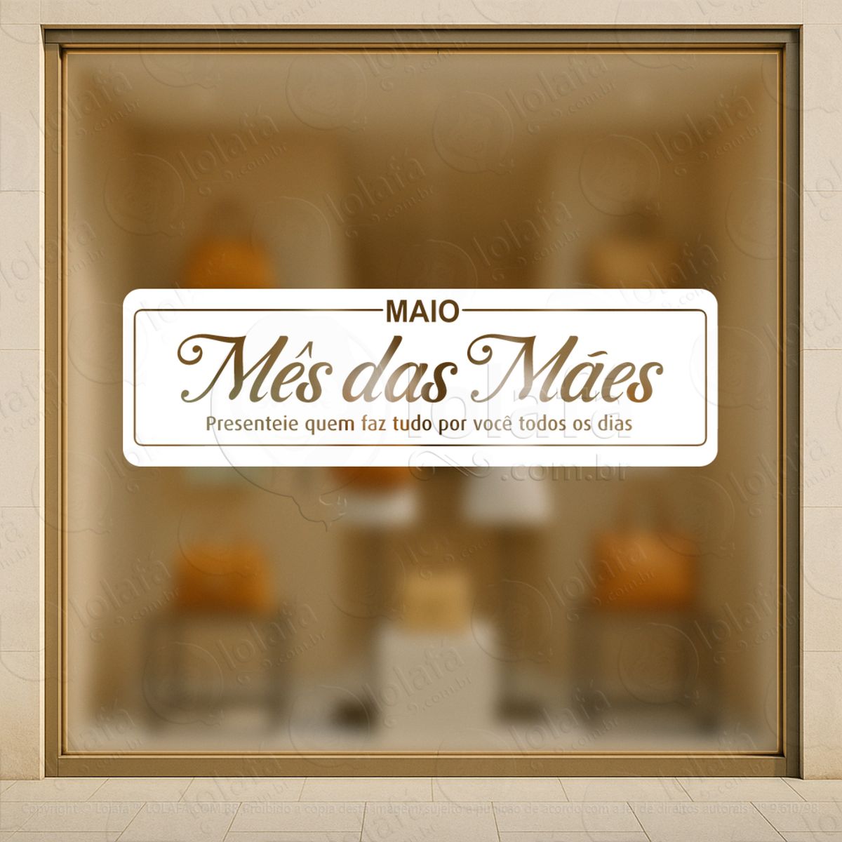 Mês Das Mães Decoração Loja Adesivos Para Vitrine Dia Das Mães Mod:702