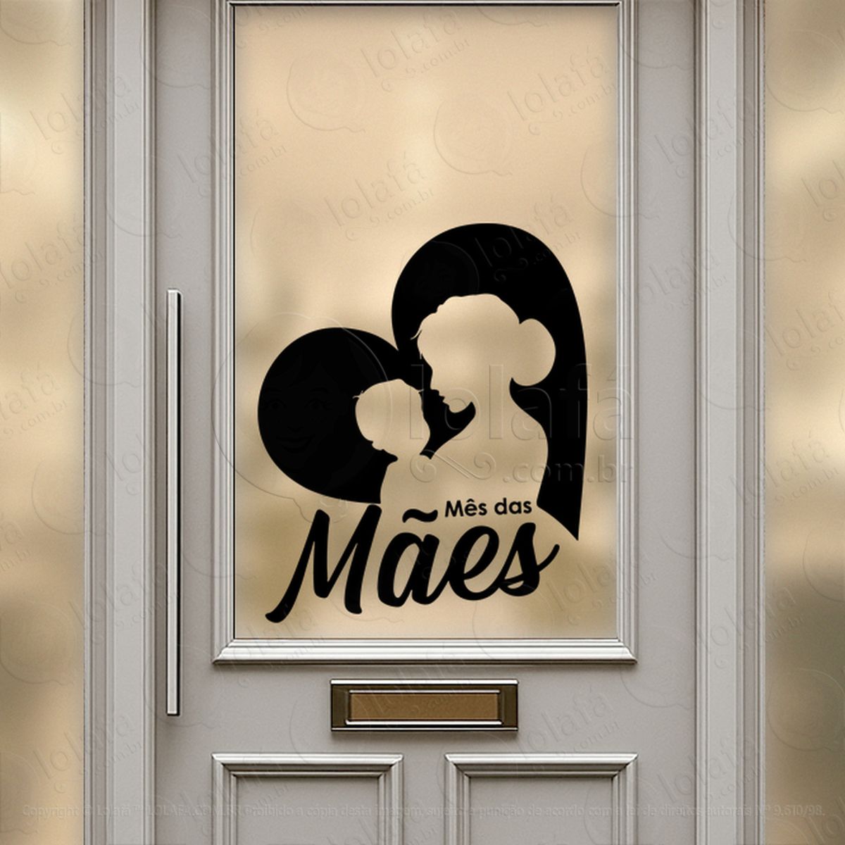 Mês Das Mães Decoração Loja Adesivos Para Vitrine Dia Das Mães Mod:718