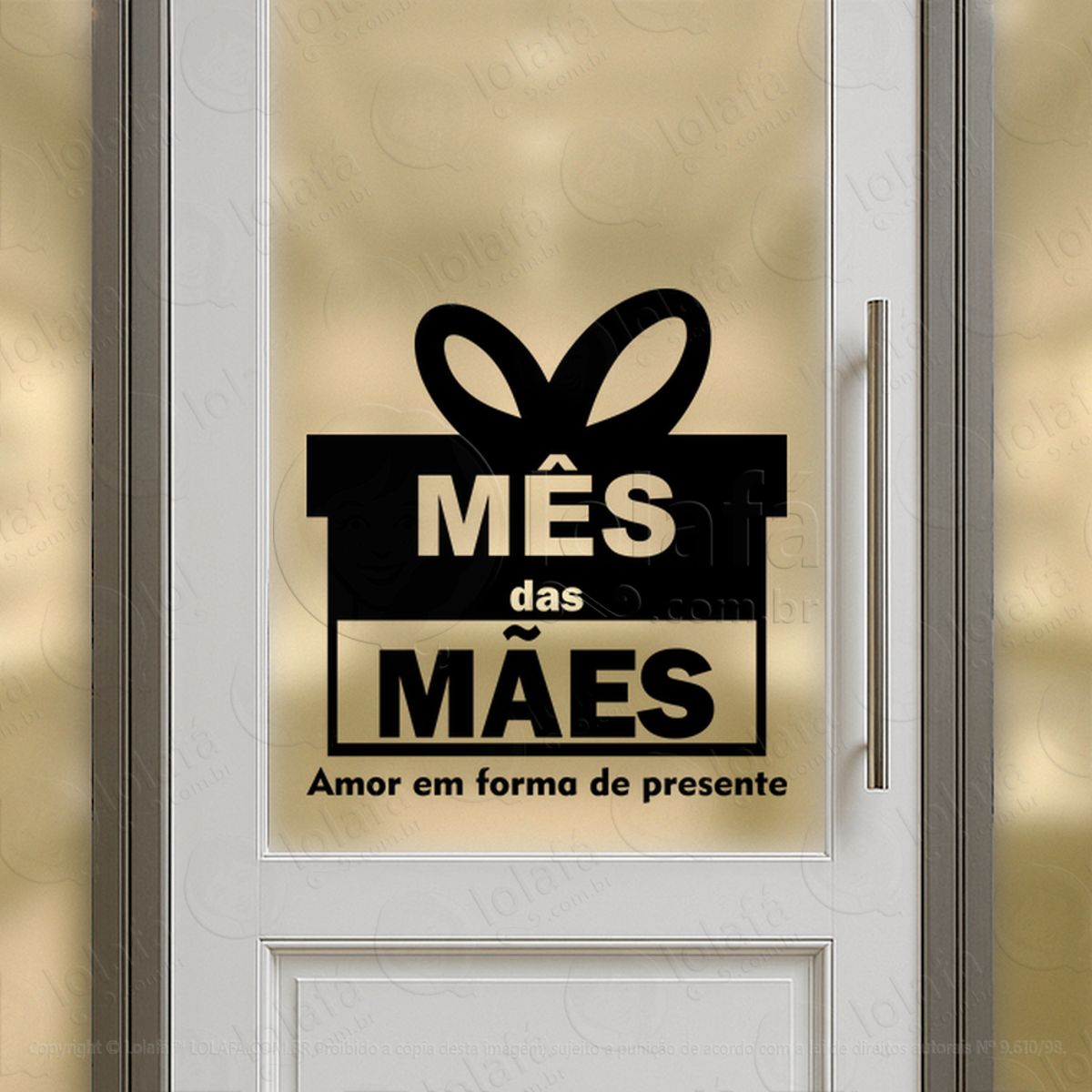 Mês Das Mães Decoração Loja Adesivos Para Vitrine Dia Das Mães Mod:721
