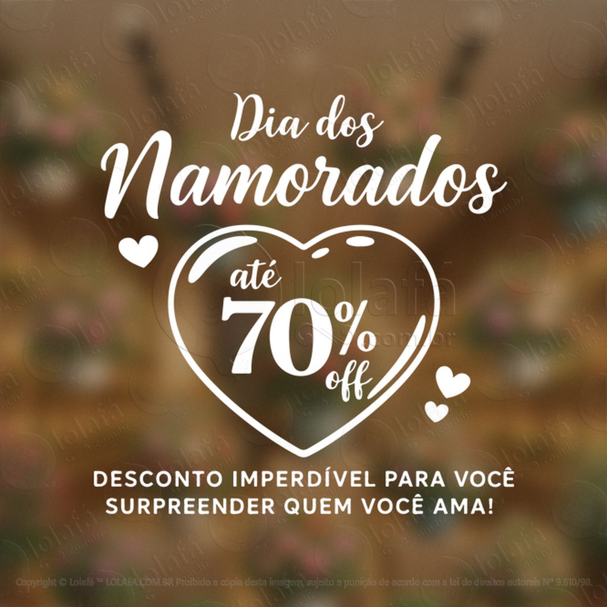 mês dos namorados decoração loja adesivos para vitrine dia dos namorados mod:744