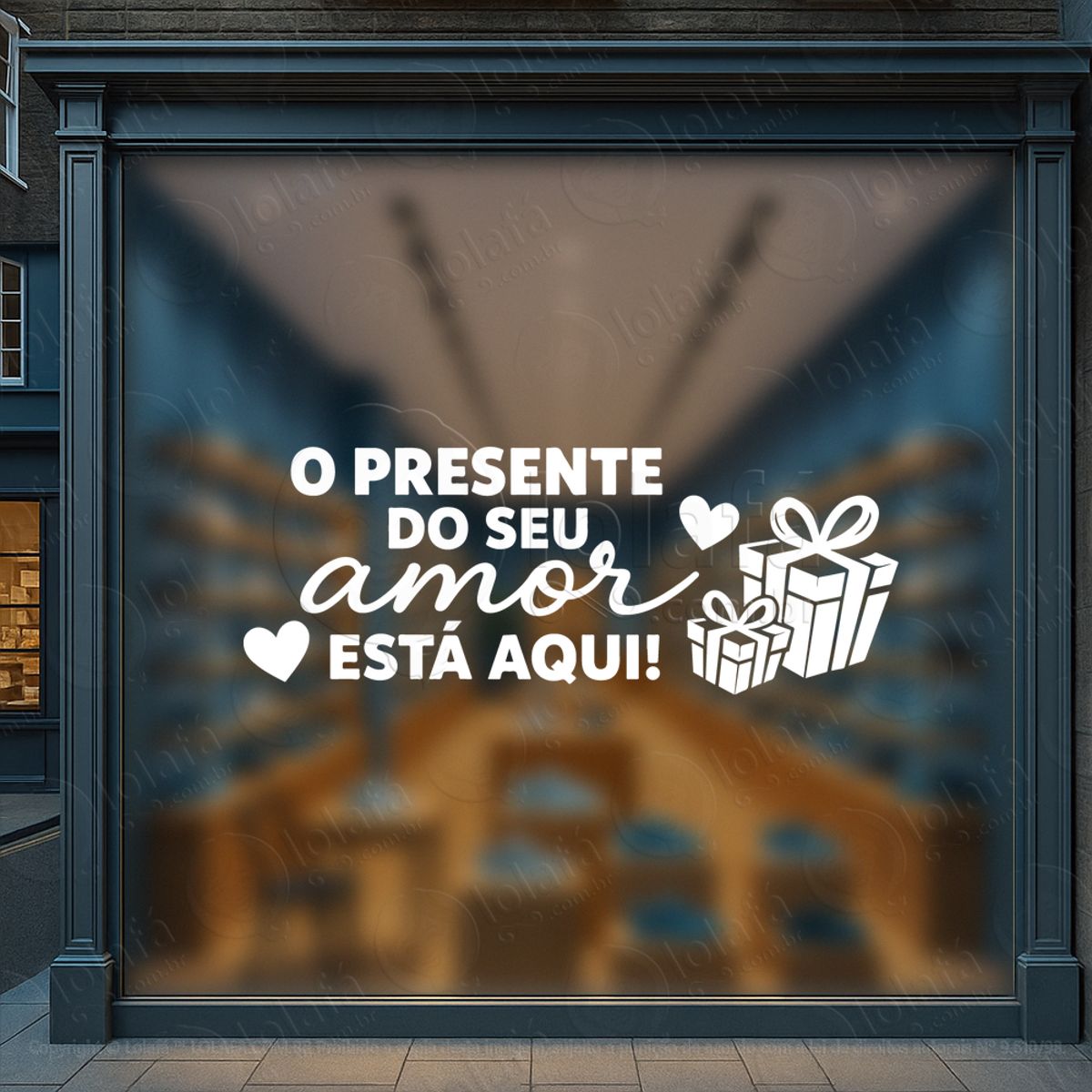 Mês Dos Namorados Decoração Loja Adesivos Para Vitrine Dia Dos Namorados Mod:747