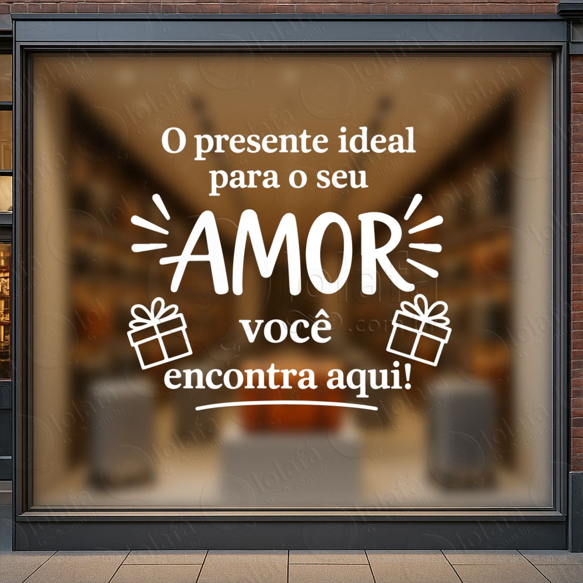 Mês Dos Namorados Decoração Loja Adesivos Para Vitrine Dia Dos Namorados Mod:770