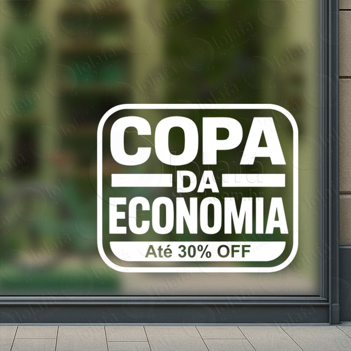 Copa de Promoção Seleção de Ofertas Adesivos Para Vitrine Copa Mod:893