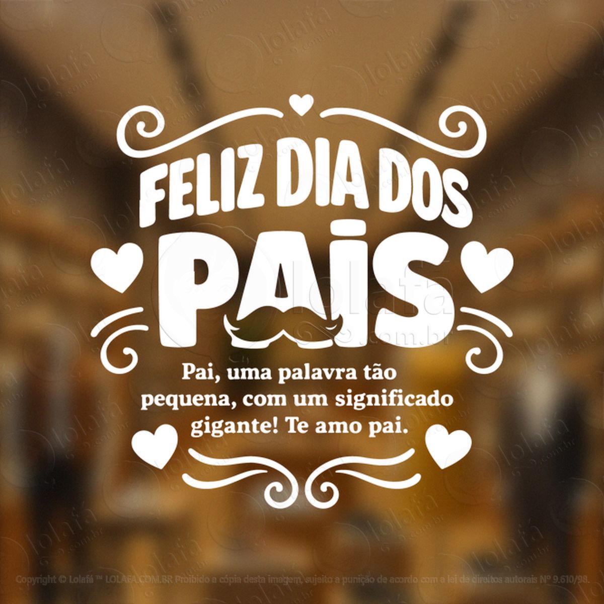 feliz dia dos pais decoração loja adesivos para vitrine dia dos pais mod:933