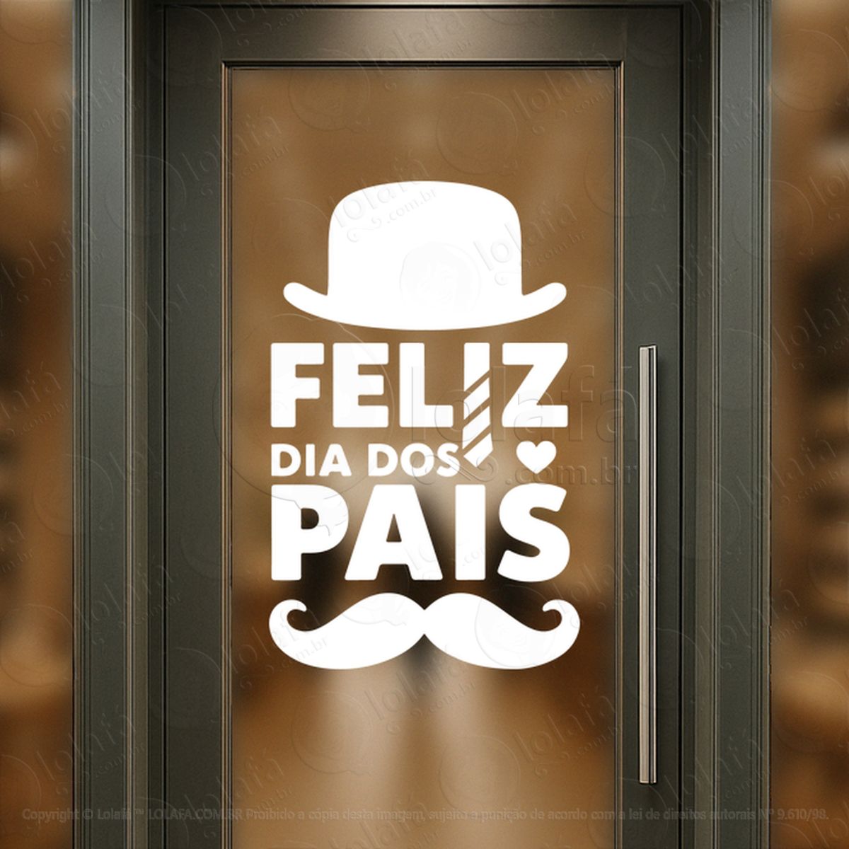 feliz dia dos pais decoração loja adesivos para vitrine dia dos pais mod:947