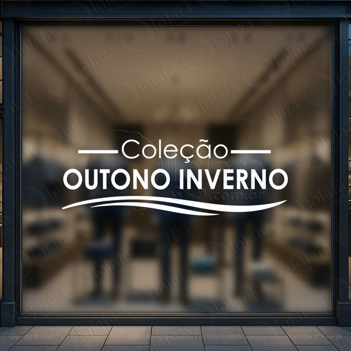 coleção outono inverno adesivos para vitrine outono inverno mod:1010