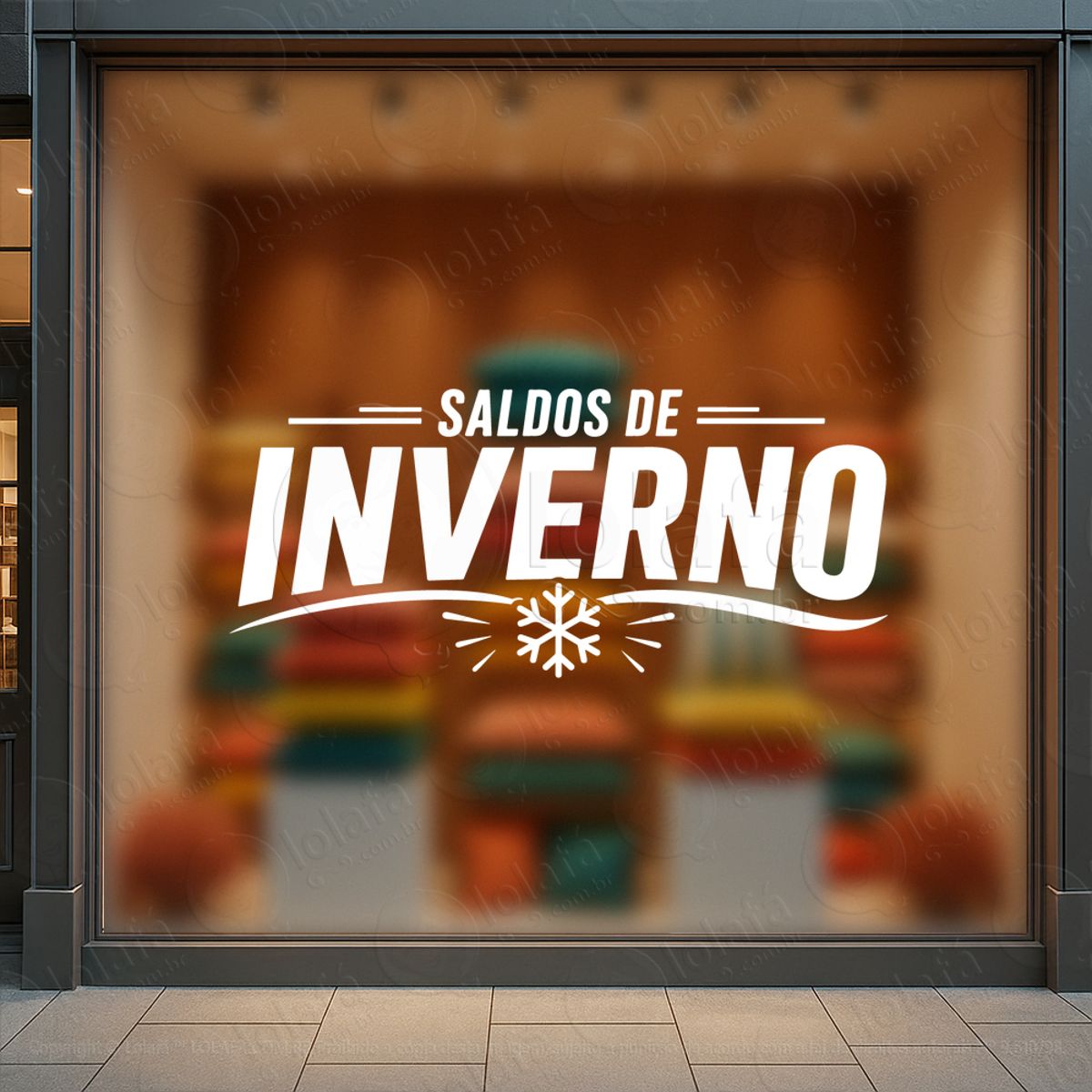 saldos de inverno adesivos para vitrine outono inverno mod:1038