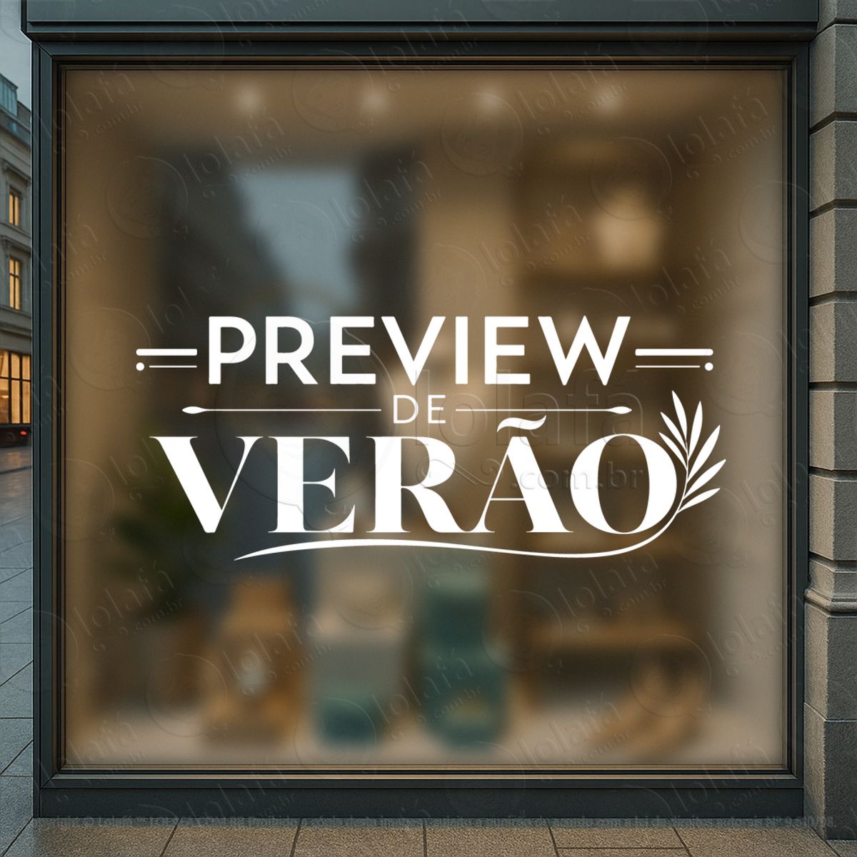preview de verão adesivos para vitrine primavera verão mod:1059