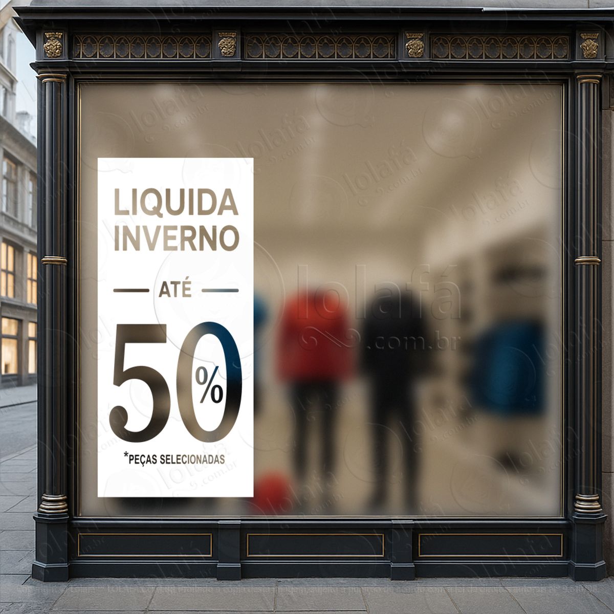 liquida inverno promoção loja adesivos para vitrine outono inverno mod:1076