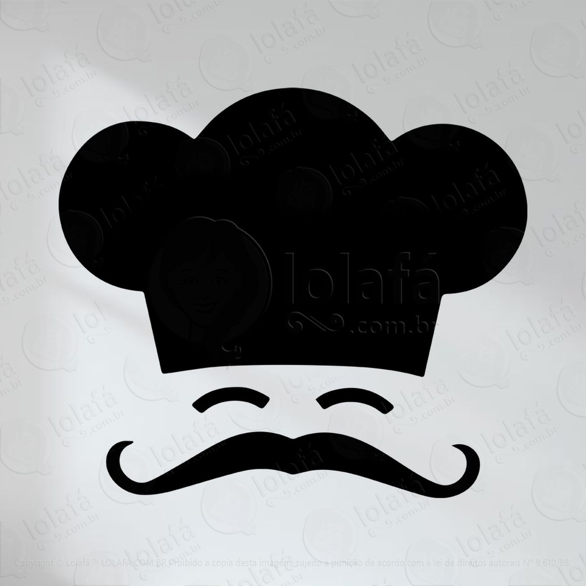 cozinheiro adesivo lousa quadro negro de parede para escrever com giz mod:10