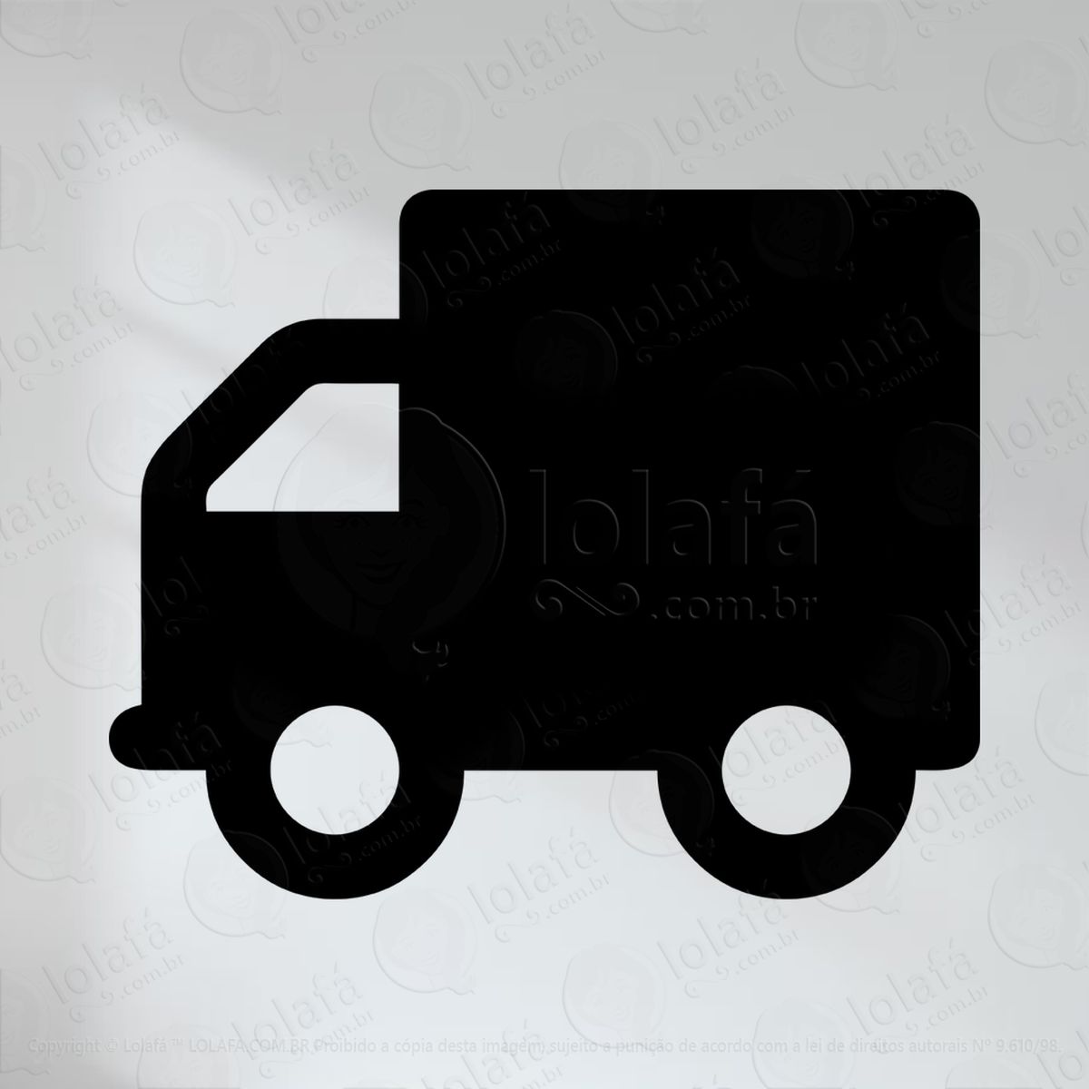 Caminhão Adesivo Lousa Quadro Negro de Parede para Escrever com Giz - Mod:21