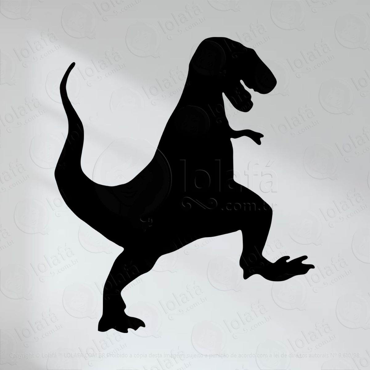 dinossauro adesivo lousa quadro negro de parede para escrever com giz mod:23