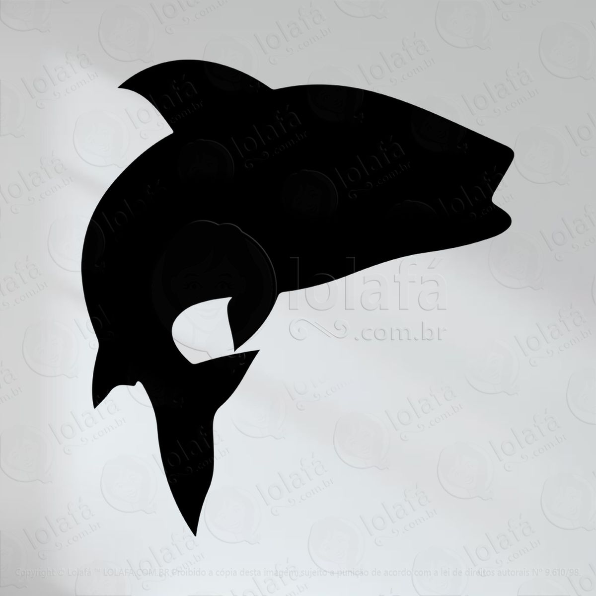 peixe adesivo lousa quadro negro de parede para escrever com giz mod:27