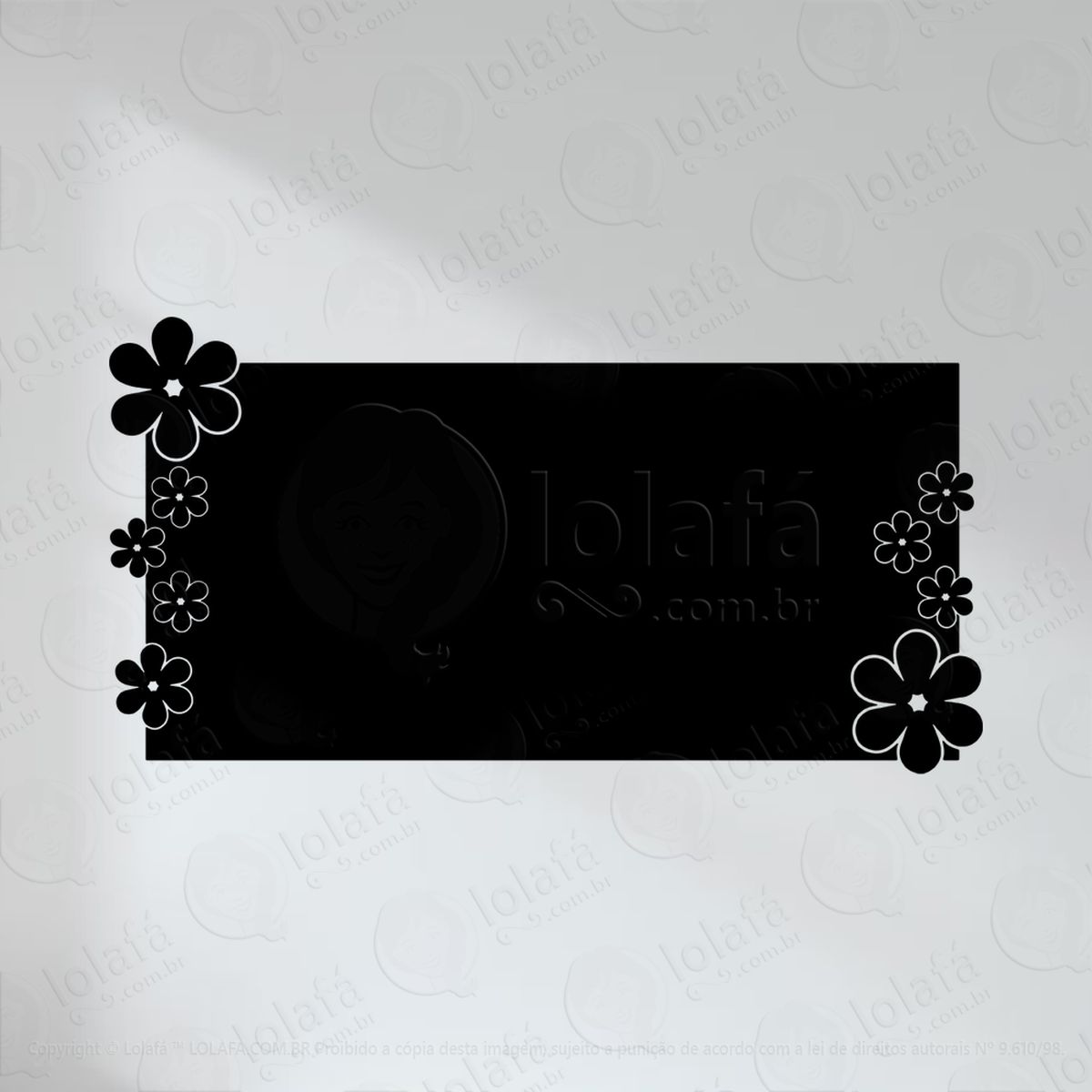 painel adesivo lousa quadro negro de parede para escrever com giz mod:39