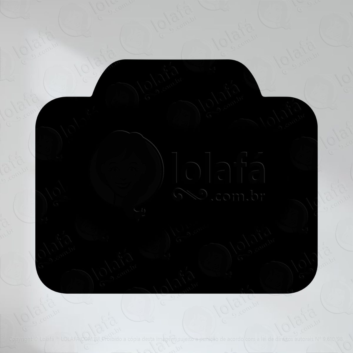 câmera adesivo lousa quadro negro de parede para escrever com giz mod:46