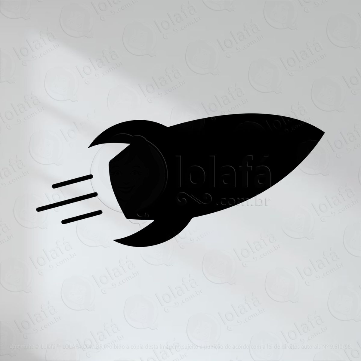 foguete adesivos lousa mod:86