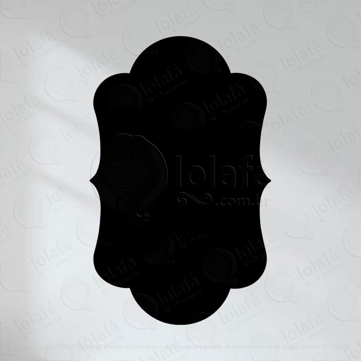 moldura adesivos lousa mod:101