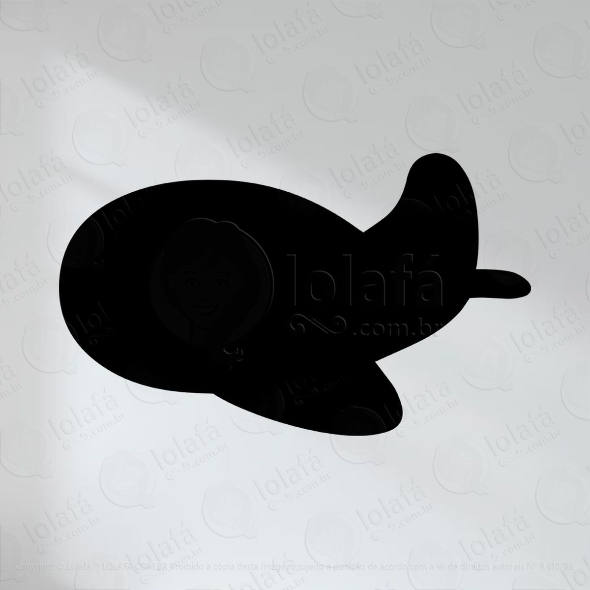 avião adesivos lousa mod:112