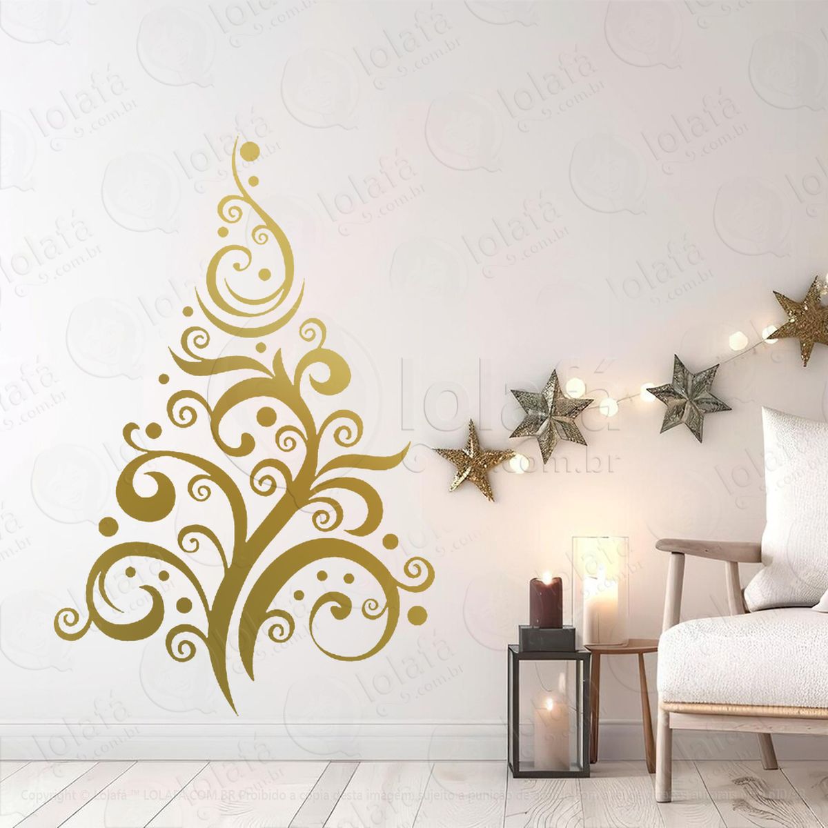 Árvore de natal adesivos de natal mod:9