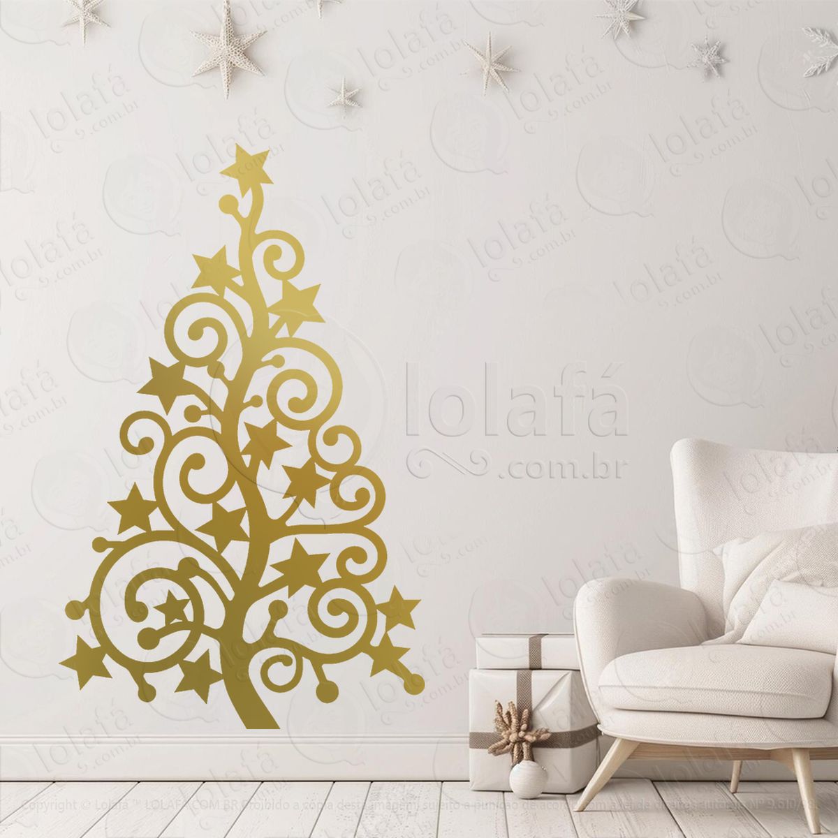 Árvore de natal adesivos de natal mod:14
