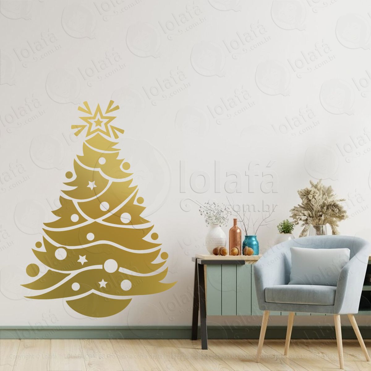 Árvore de natal pinheiro adesivos de natal mod:18