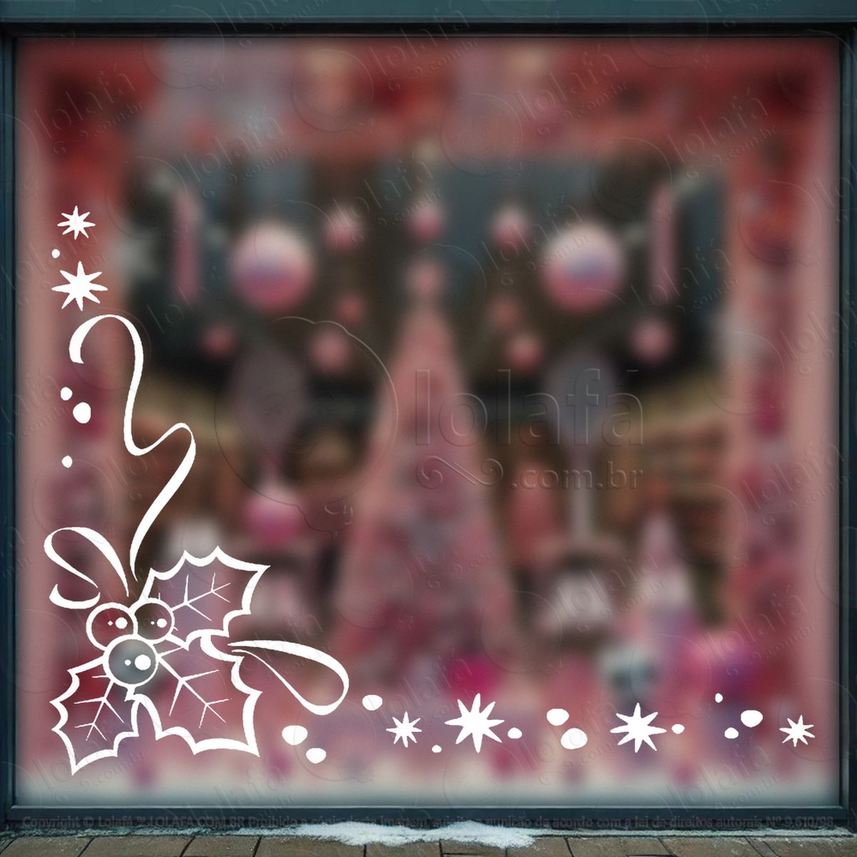 arabesco de natal adesivos de natal mod:74