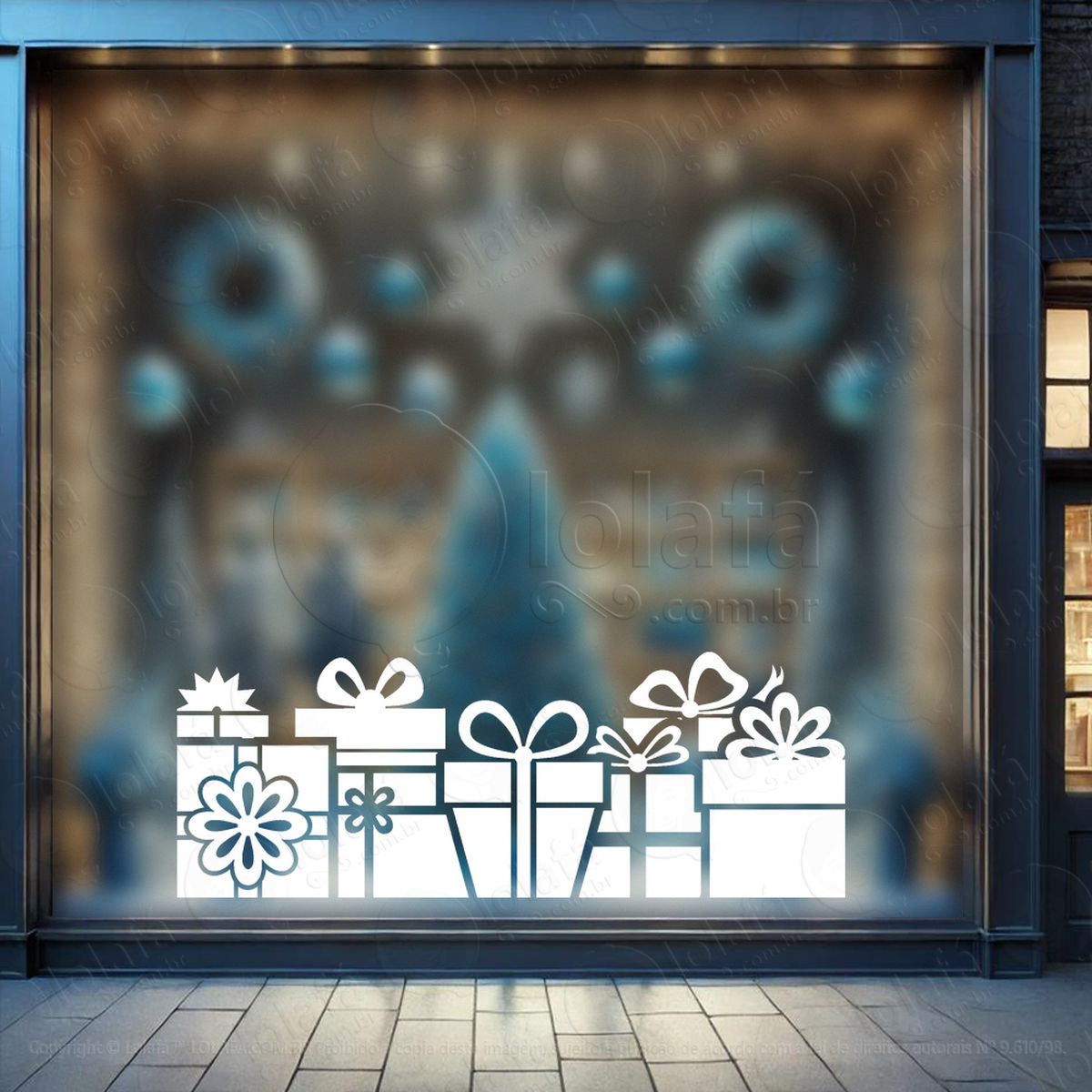 presentes adesivos de natal mod:204