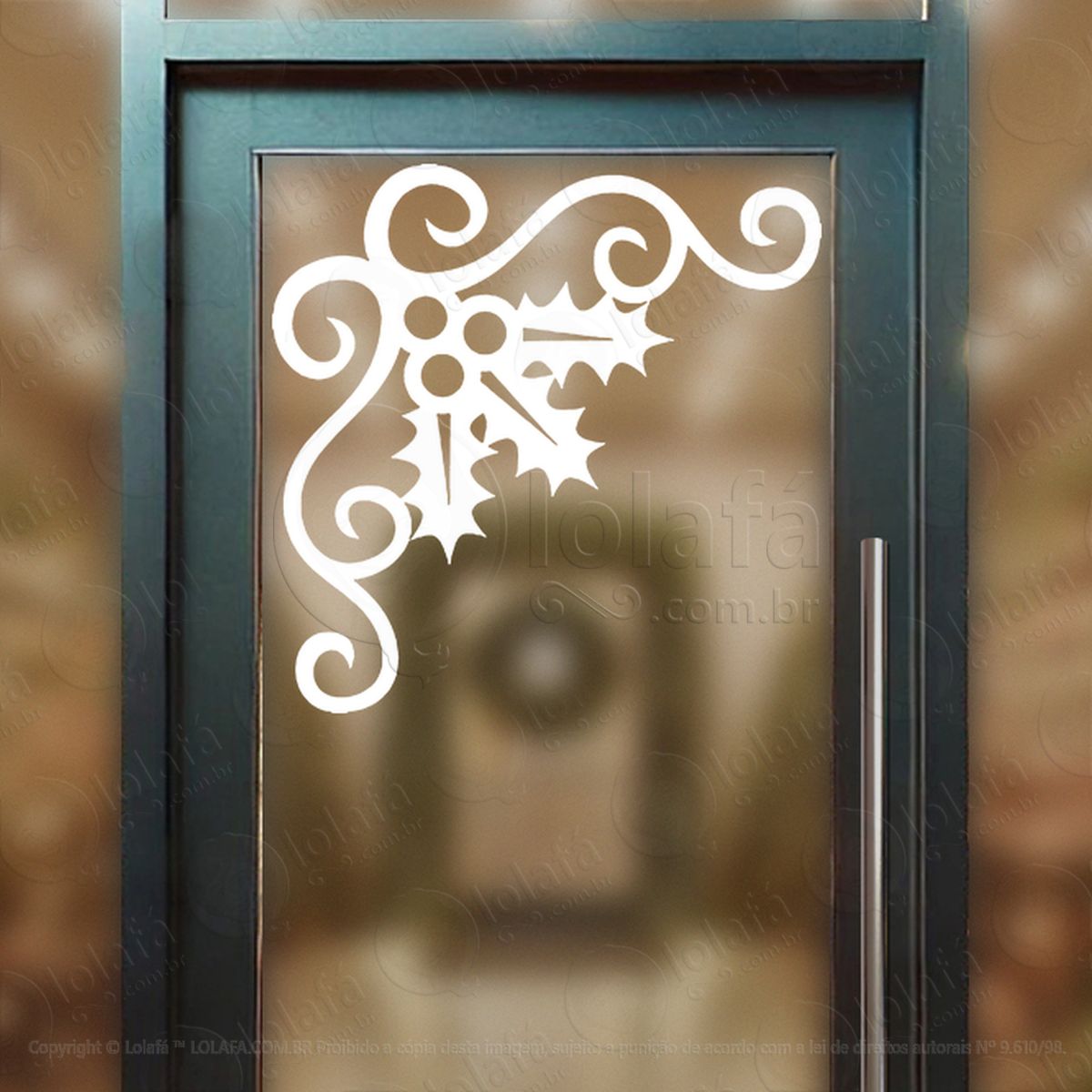 arabesco de natal adesivos de natal mod:212