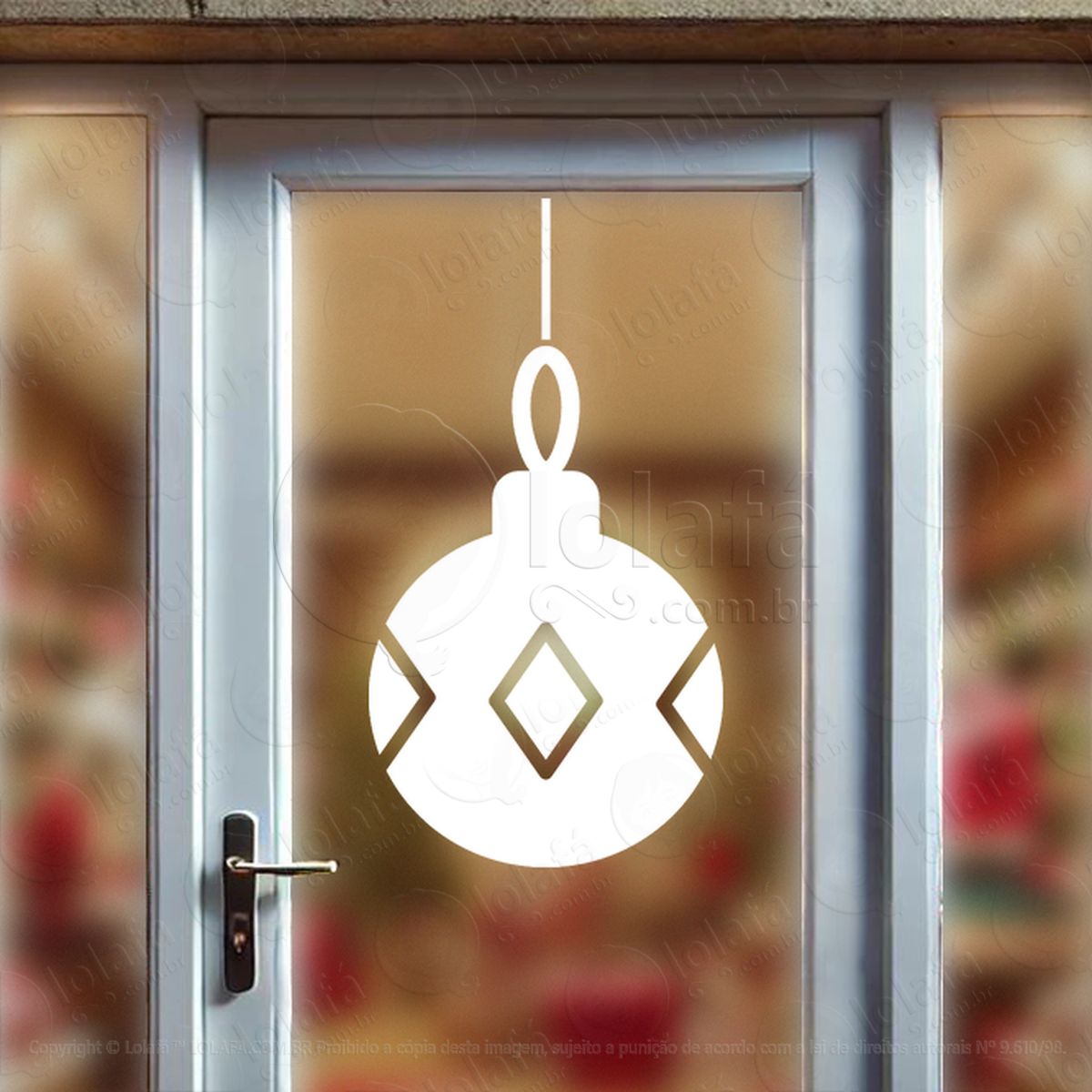 bola de natal adesivos de natal mod:287