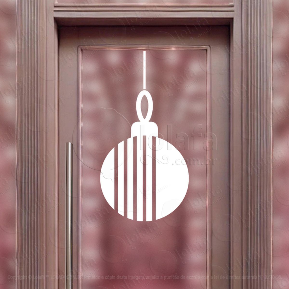 bola de natal adesivos de natal mod:291