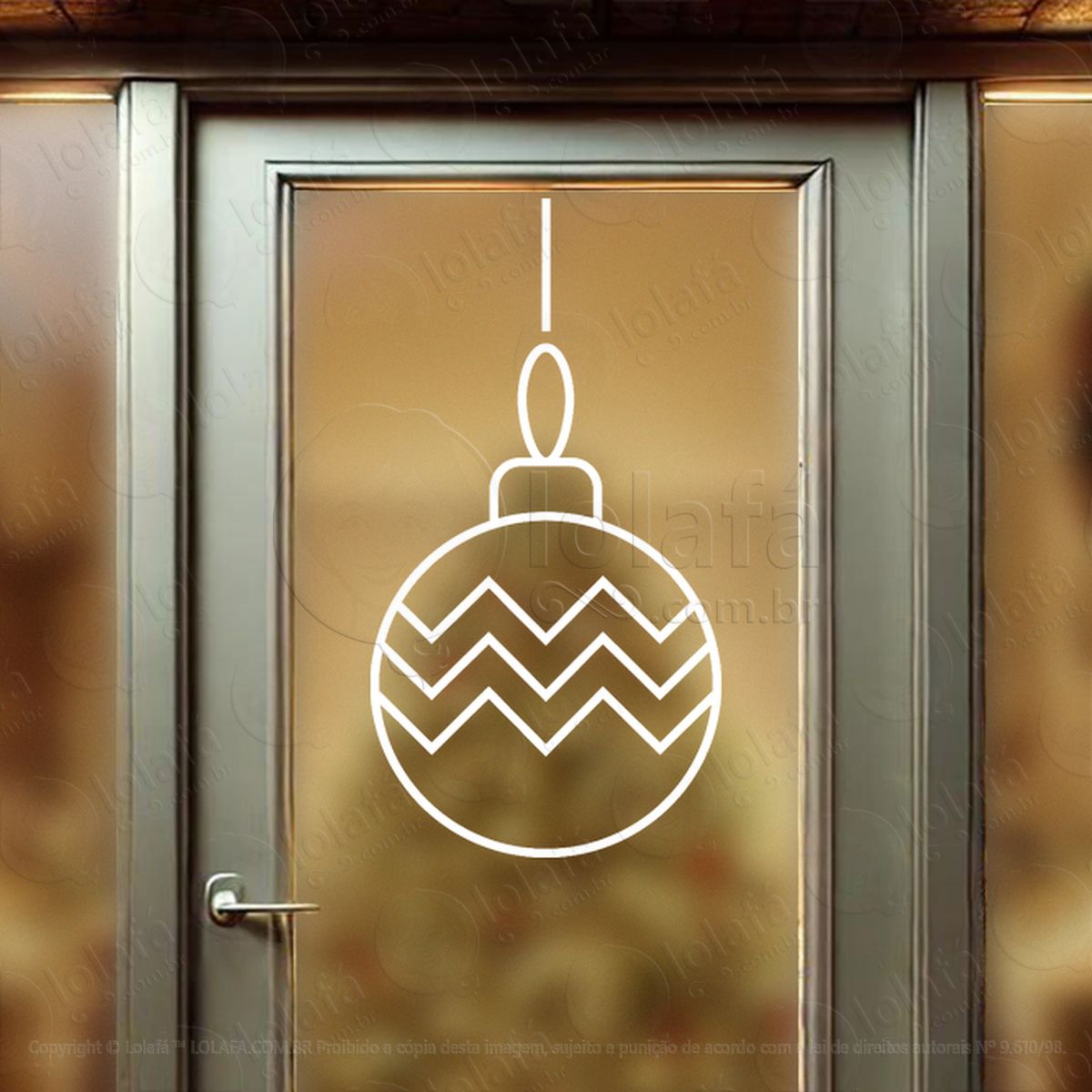 bola de natal adesivos de natal mod:292