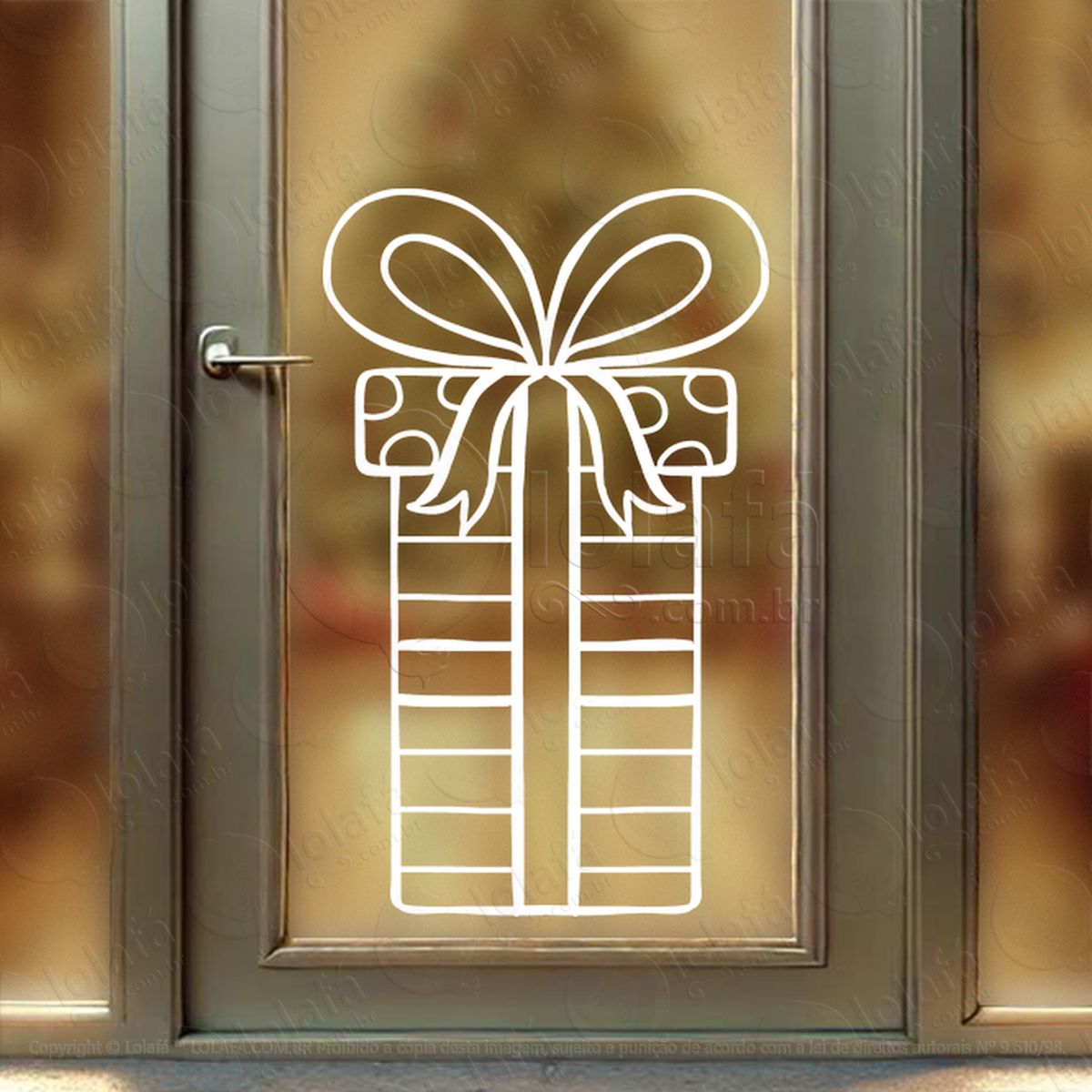 presente adesivos de natal mod:315