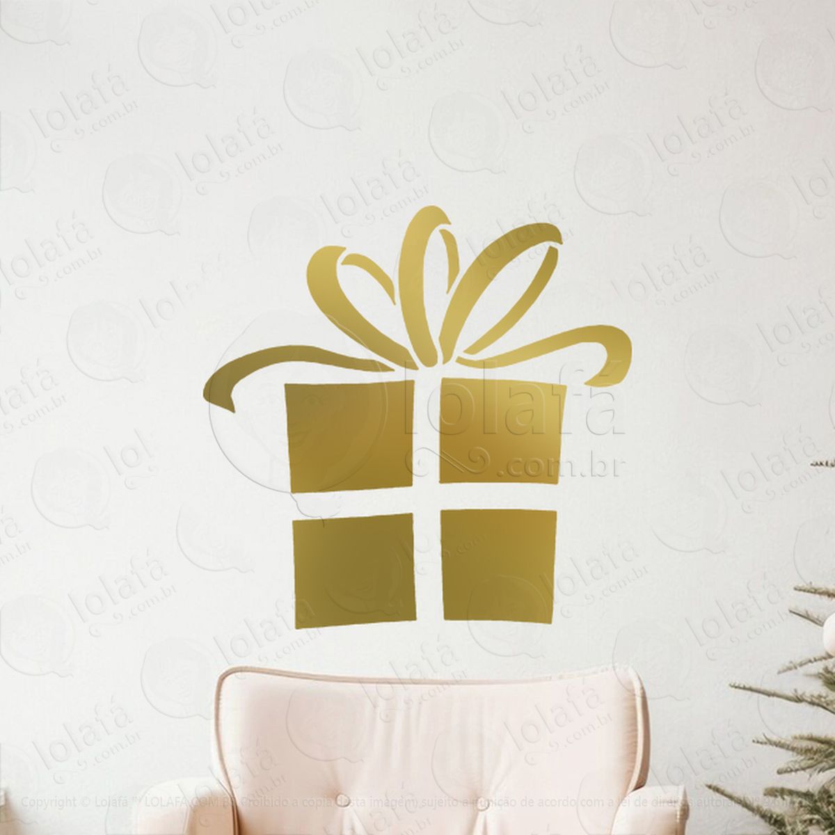 presente adesivos de natal mod:317
