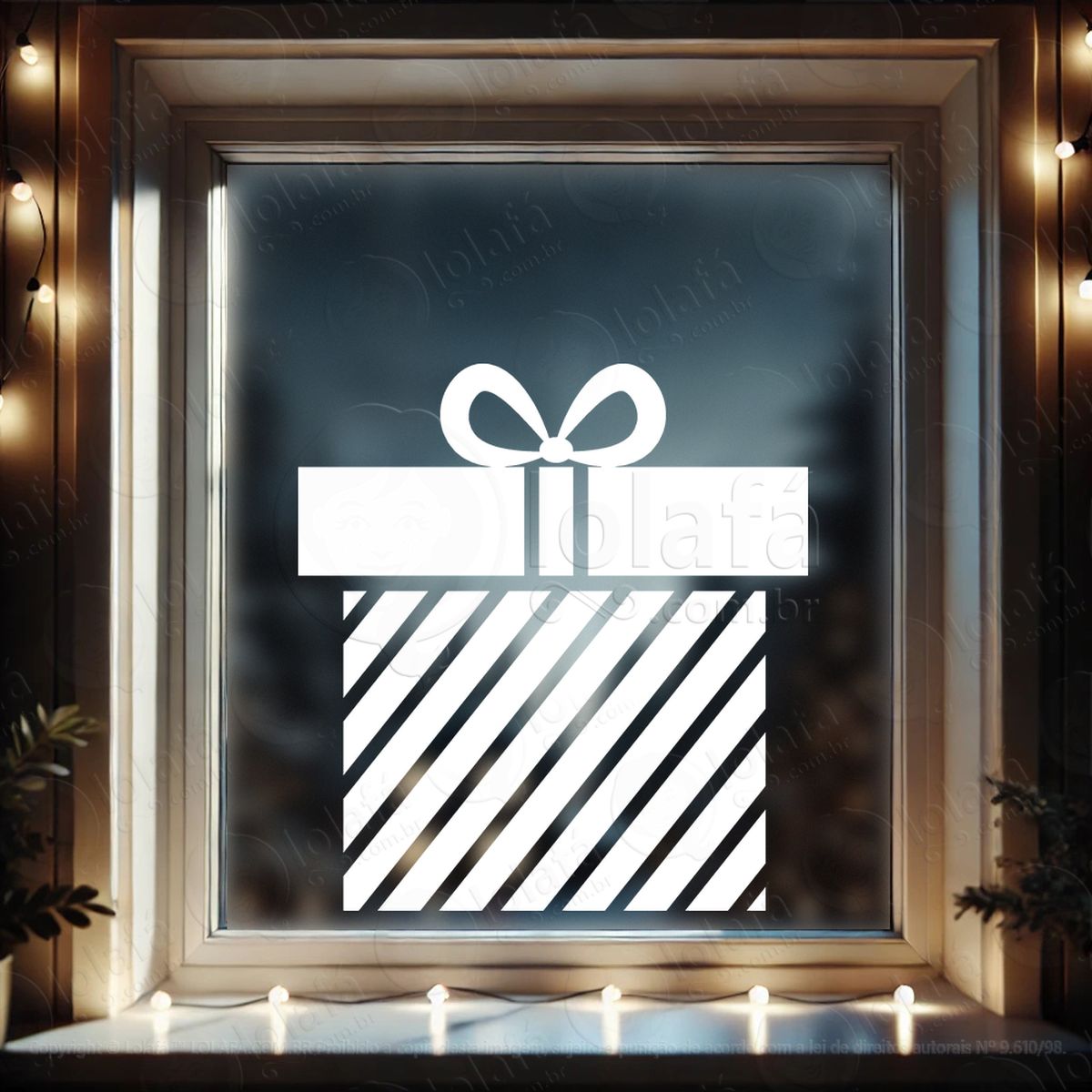 presente adesivos de natal mod:320