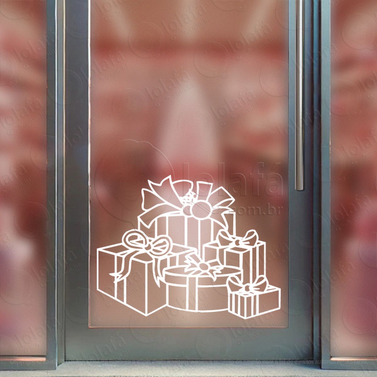 presentes adesivos de natal mod:326