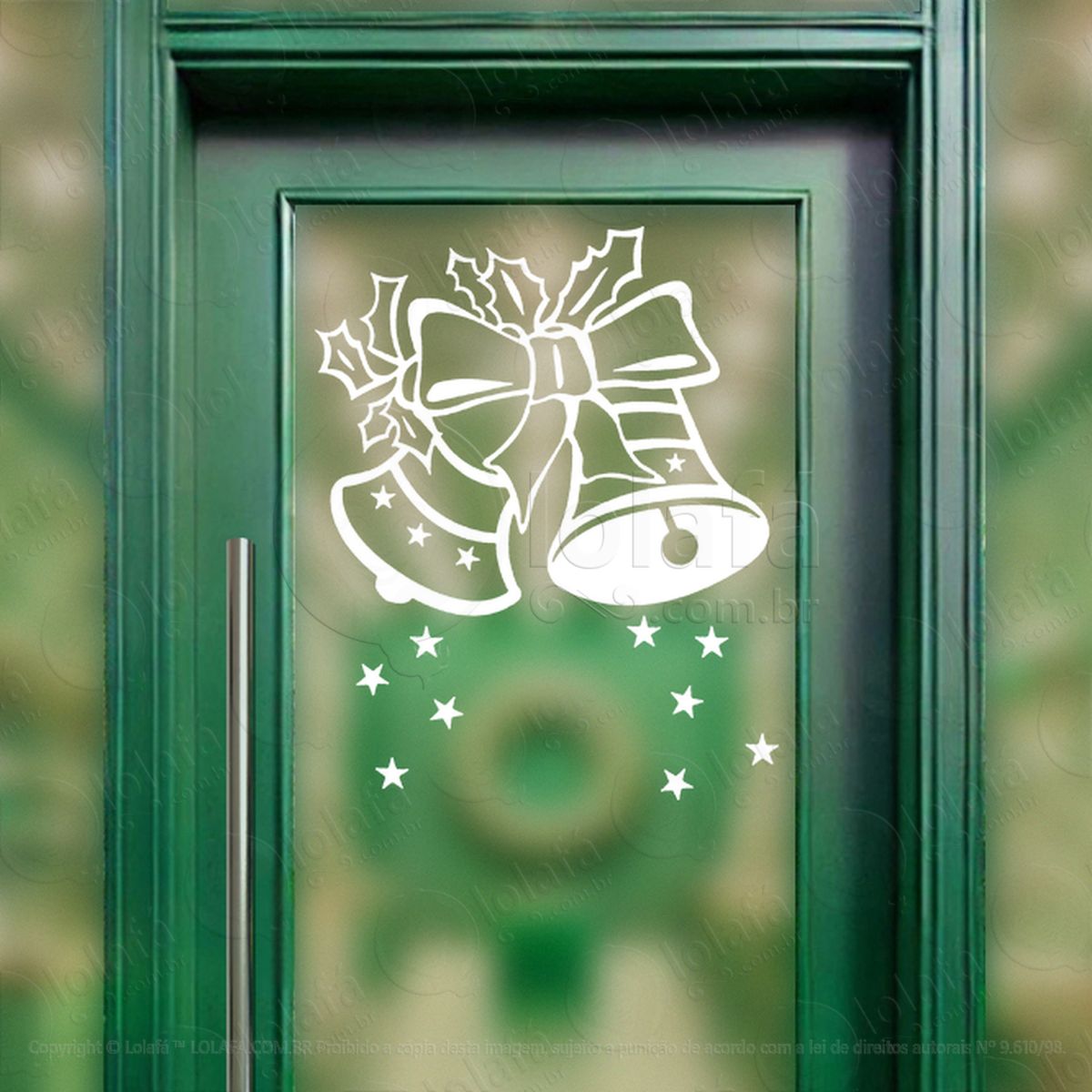 sinos de natal adesivos de natal mod:340